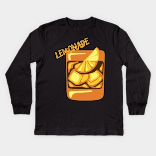 lemon drink Kids Long Sleeve T-Shirt